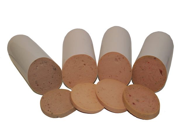 Singlefleisch Hundewurst schnittfest (97% Muskelfleisch) in 10 Sorten 800g