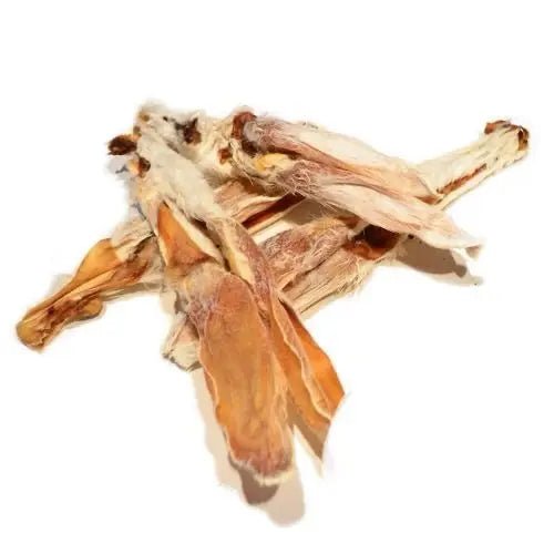 Love4Dogs - Kaninchenohren mit Fell 100g,250g,500g - Love4Pets