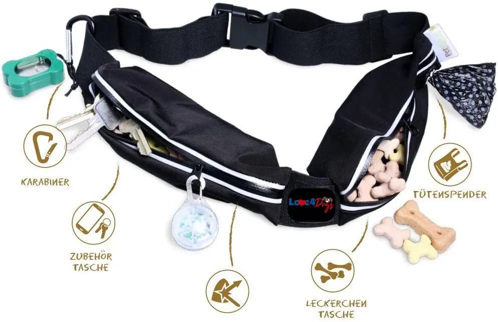 Love4Dogs - PetBag Leckerlie Tasche Trainingsbeutel - Love4Pets