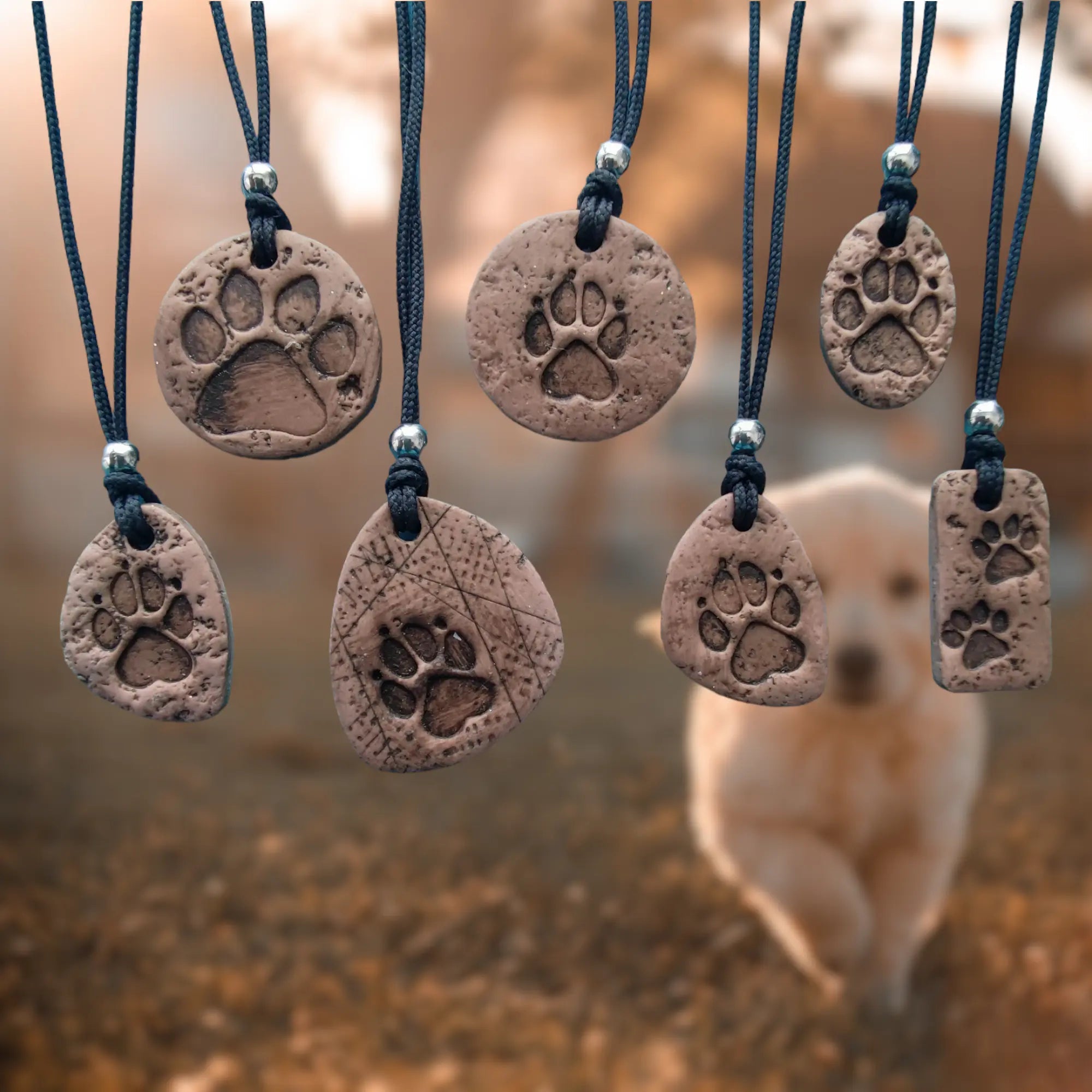 Pfoten Schmuck: Pfotenkette FIMO - Love4Pets