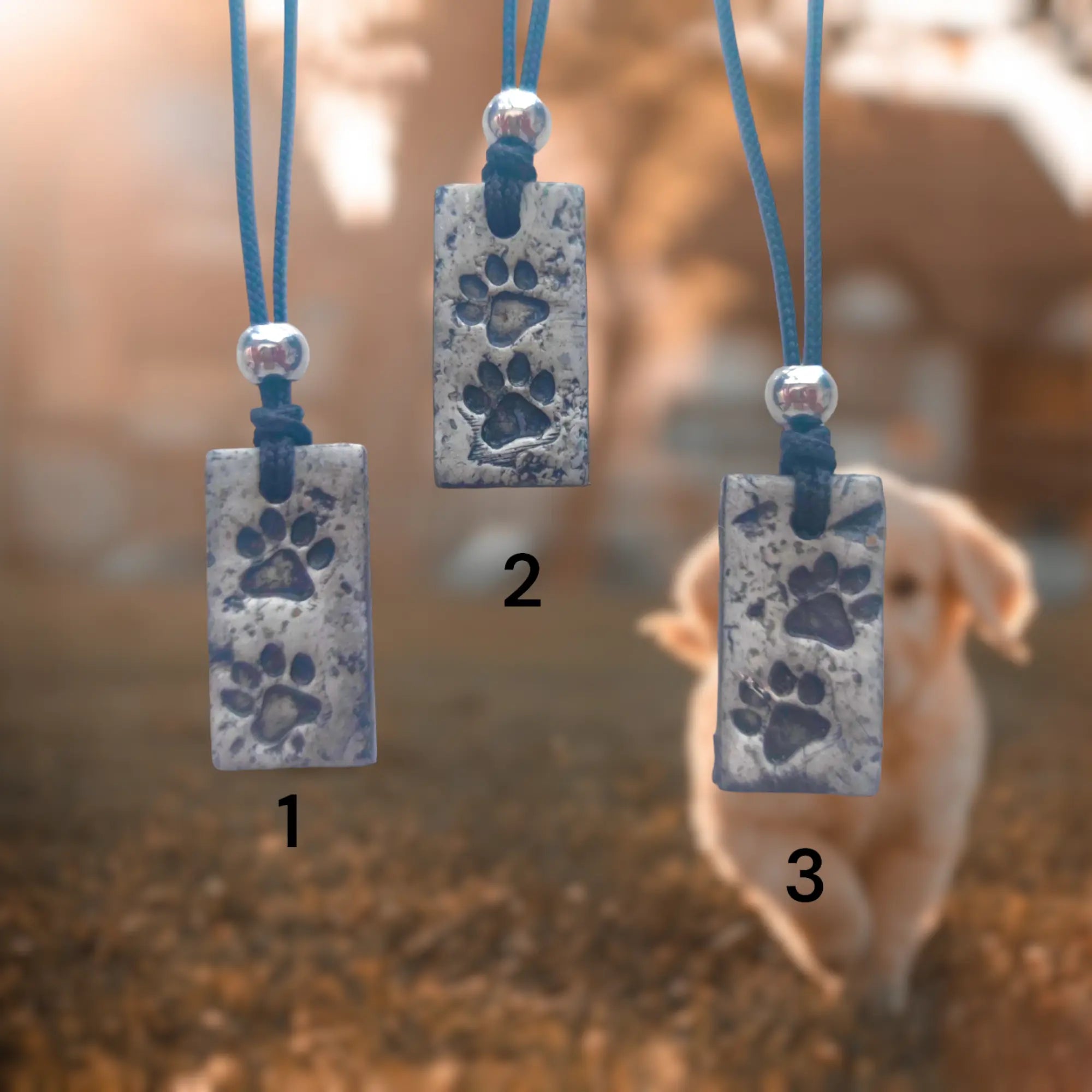 Pfoten Schmuck: Pfotenkette FIMO - Love4Pets