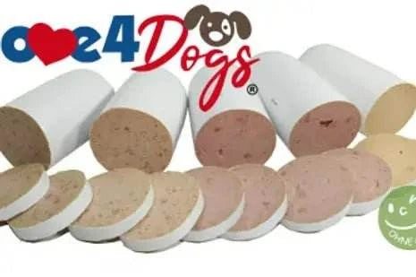 Singlefleisch Hundewurst schnittfest (97% Muskelfleisch) in 10 Sorten 800g - Love4Pets