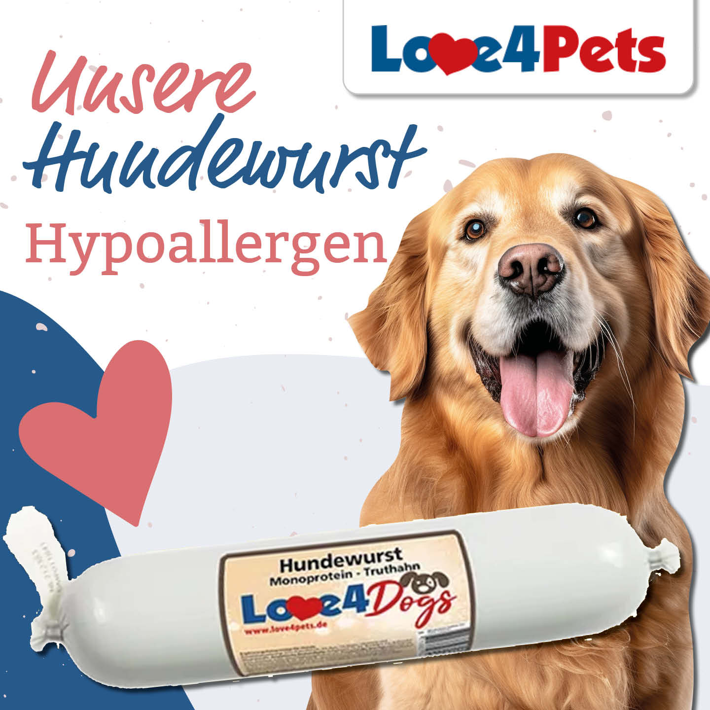 Hypoallergene Hundewurst – Was sie ist und warum sie deinem Hund helfen kann - Love4Pets