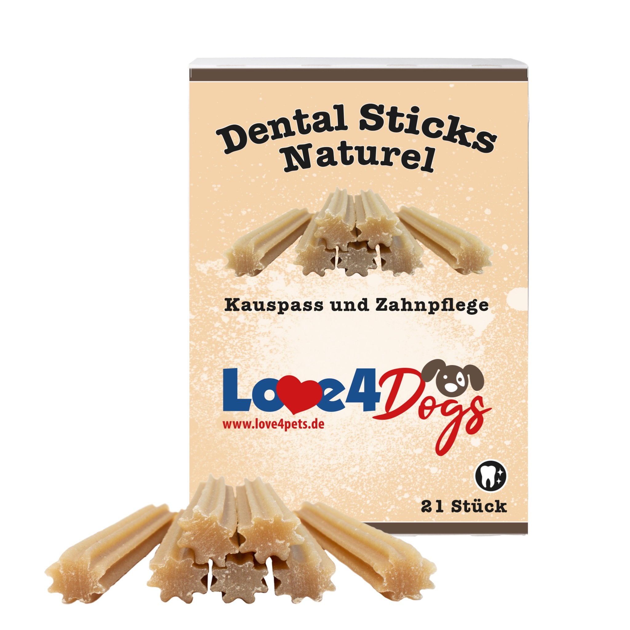 Kausticks DENTAL naturel 21 Stück