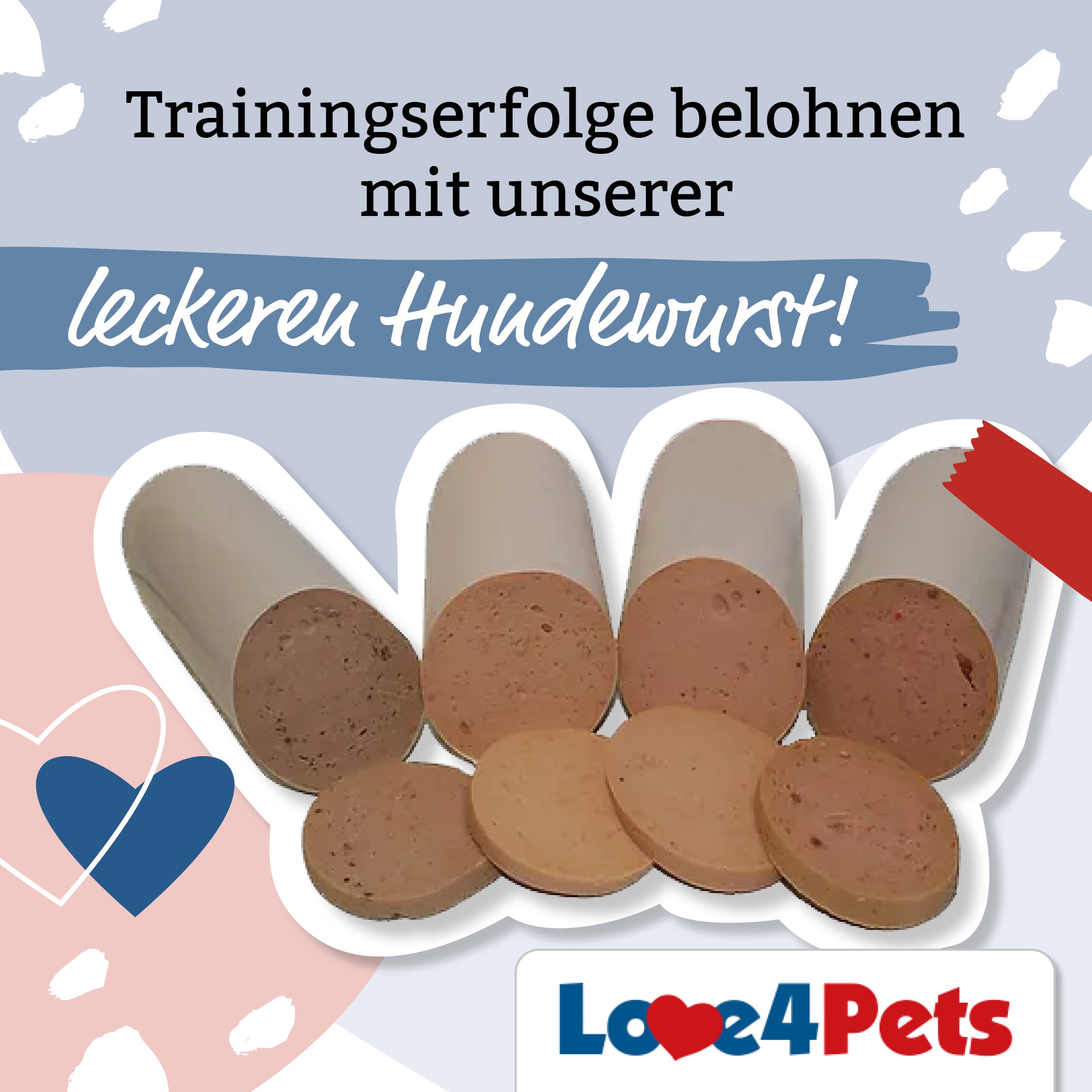 Trainingswurst-Set mit Tasche - Love4Pets