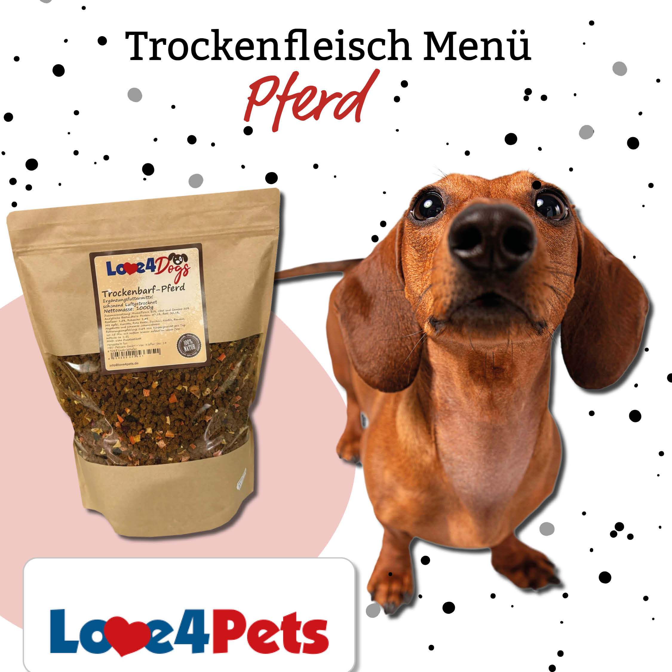 Trocken Barf Starter Set hypoallergen Pferd - Love4Pets