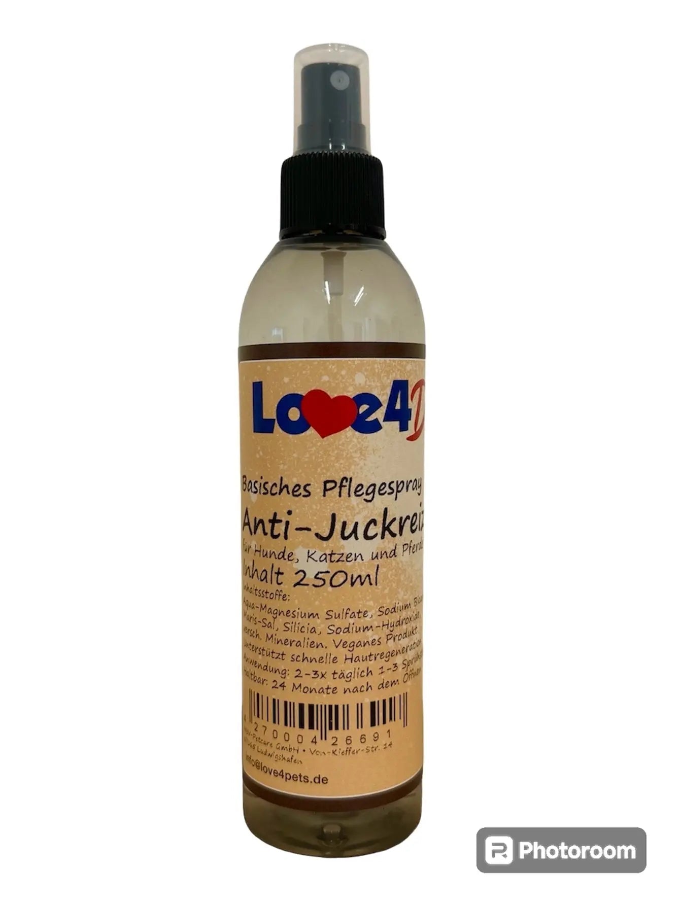 Basisches Hautpflegespray Anti - Juckreiz - Love4Pets