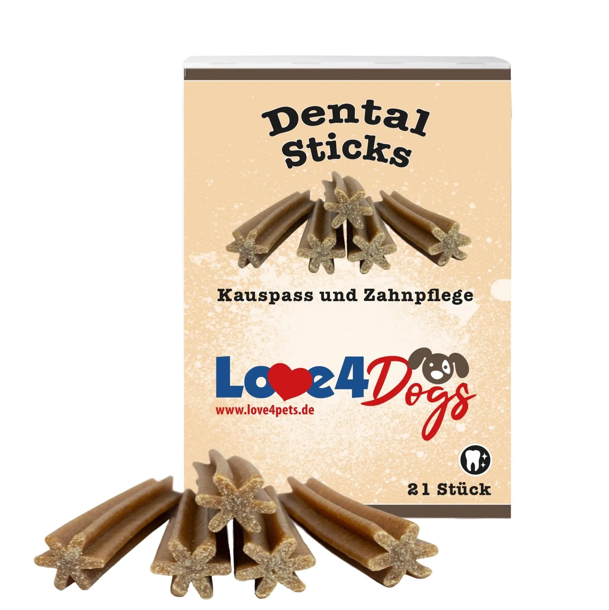 Kausticks DENTAL Sticks 21 Stück - Love4Pets