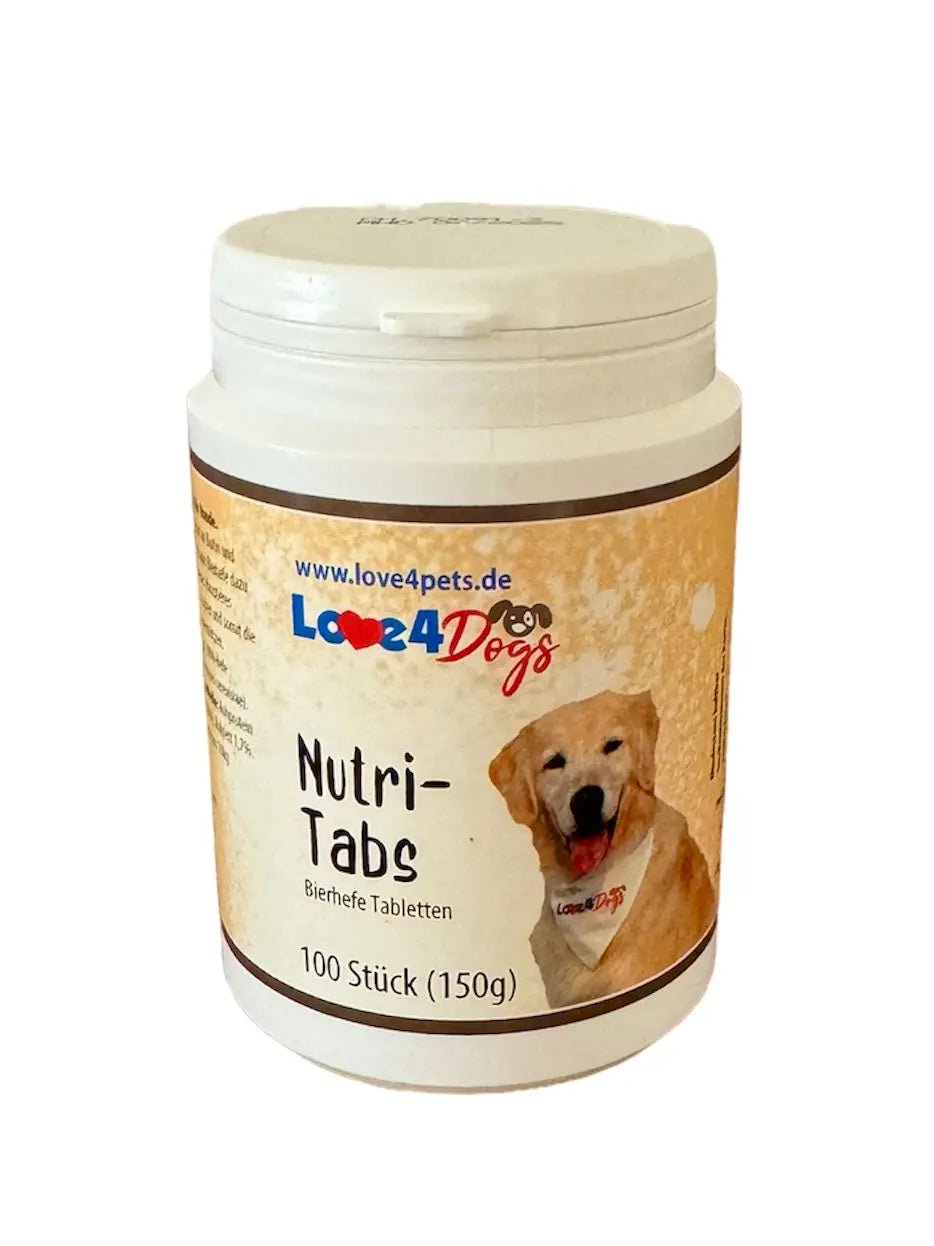 Love4Dogs - Nutri Tabs Bierhefe Tabletten 100 Stück - Love4Pets