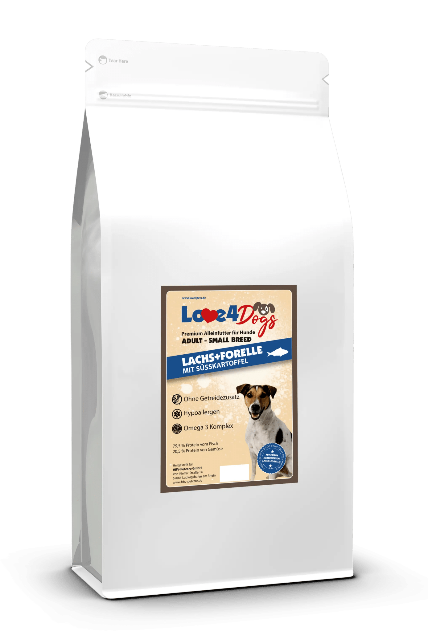 Trockenfutter mini - Testpaket adult kleine Rassen, kleine Hunde - Love4Pets